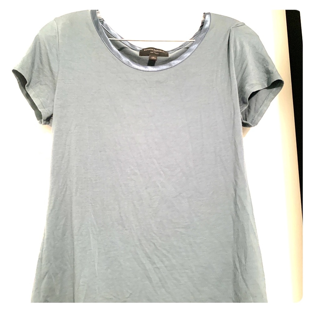 Banana Republic Silk Neck Tee